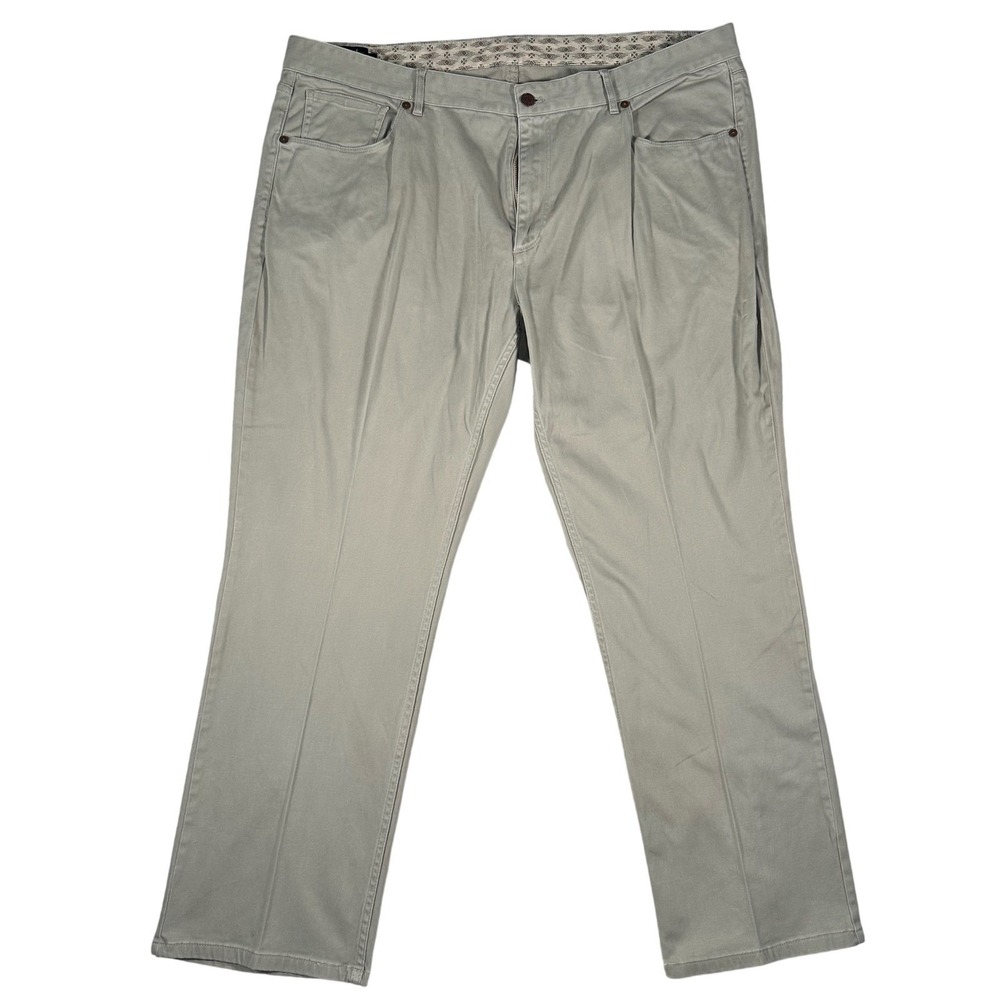 Pendleton Mens Chino Pants 42x30 Tan Khaki Stretch‎ Cotton 5-Pocket Straight Leg